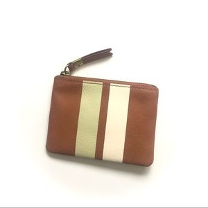 Madewell Striped Coin Pouch Wallet